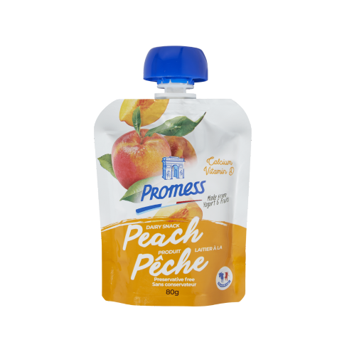 Peach Dairy Snack Made With Yogurt 80g